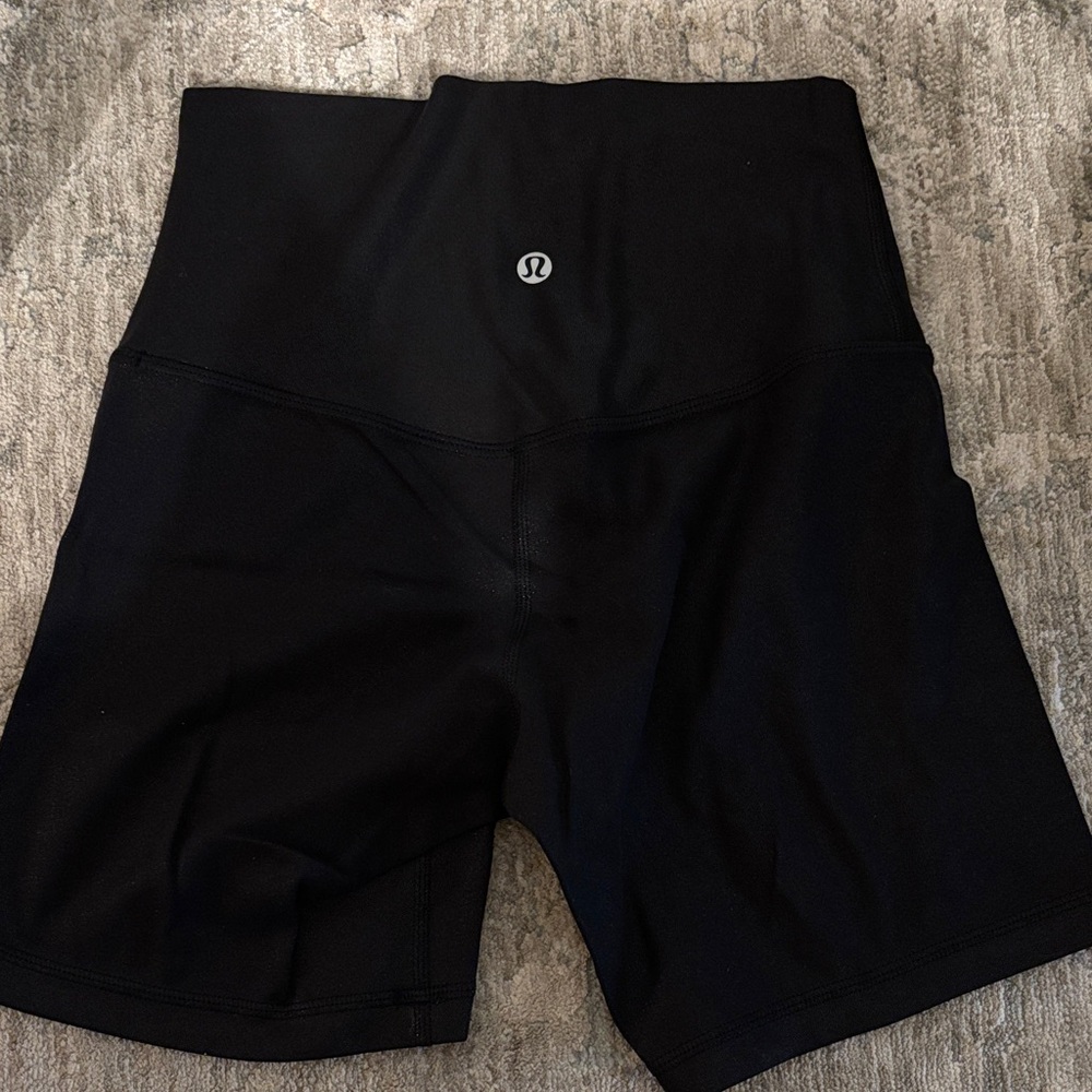 lululemon athletica Women's Black Bike Shorts